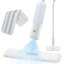 Laden Sie das Bild in den Galerie-Viewer, VENETIO Bluefish Microfiber Spray Mop for Floor Cleaning with Reusable Washable Pad &amp; Refillable Water Tank - SP03