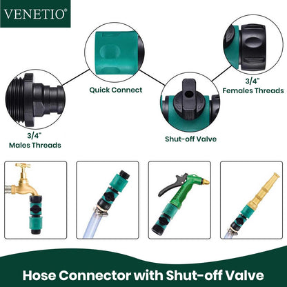 VENETIO 8-Dial Hose End Sprayer for Liquid Fertilizer/Soap | Lawn & Garden Feeder