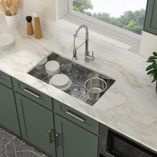 Charger l&#39;image dans la galerie, VENETIO 33 Inch Undermount Sink - Stainless Steel Kitchen Sink 18 Gauge Deep Single Bowl Kitchen Sinks 33x19x9 Inches Sink ➡ K-00023