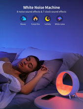 Cargar imagen en el visor de la galería, Arches Alarm Clock Wireless Charging Bluetooth Speaker Night Light