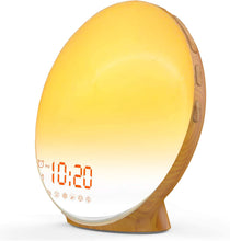 Charger l&#39;image dans la galerie, Multifunctional Wake Up Light Sunrise Alarm Clock Ideal Gift