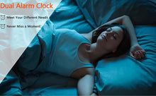 Laden Sie das Bild in den Galerie-Viewer, Multifunctional Wake Up Light Sunrise Alarm Clock Ideal Gift