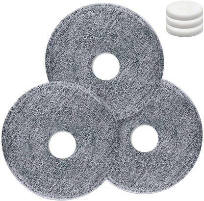 iMOP Spin Mop Refills - Include 10" Washable Microfiber Mop Pad Replacements and Water Filter Replacements - Venetio