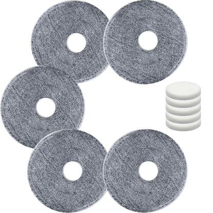 iMOP Spin Mop Refills - Include 10" Washable Microfiber Mop Pad Replacements and Water Filter Replacements - Venetio
