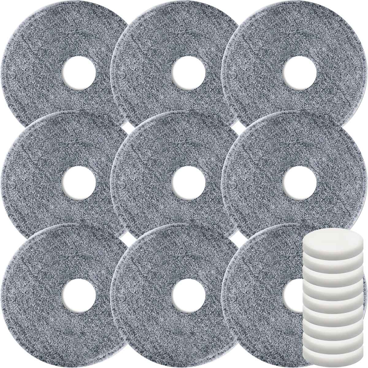 iMOP 10" Spin Mop Head Replacements and Water Filter Refill Sets