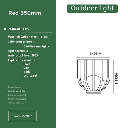 Outdoor Solar Floor Lamp Waterproof Garden Light Source