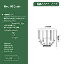 Cargar imagen en el visor de la galería, Outdoor Solar Floor Lamp Waterproof Garden Light Source