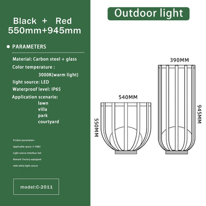 Outdoor Solar Floor Lamp Waterproof Garden Light Source