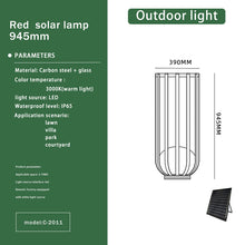 Cargar imagen en el visor de la galería, Outdoor Solar Floor Lamp Waterproof Garden Light Source
