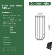 Laden Sie das Bild in den Galerie-Viewer, Outdoor Solar Floor Lamp Waterproof Garden Light Source