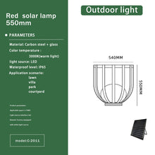 Laden Sie das Bild in den Galerie-Viewer, Outdoor Solar Floor Lamp Waterproof Garden Light Source