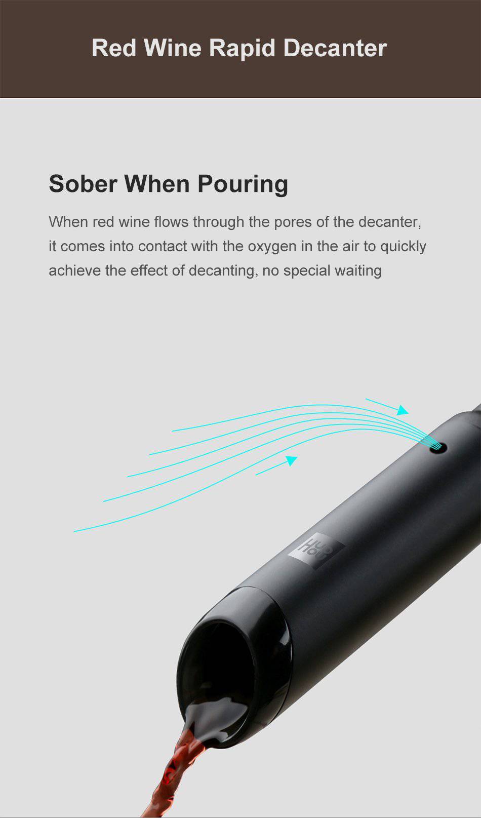 Automatic Red Wine Bottle Opener Electric Wine Opener Cap Stopper Fast Decanter Set - Venetio