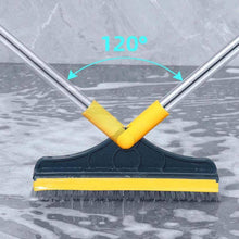 Load image into Gallery viewer, 2 in 1 Bathroom and Kitchen Floor Scrub Brush and Broom Mop - Venetio