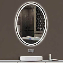 Charger l&#39;image dans la galerie, 24 x 32 In. Oval Bathroom Vanity LED Mirror - Venetio