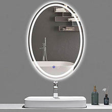 Cargar imagen en el visor de la galería, 24 x 32 In. Oval Bathroom Vanity LED Mirror - Venetio