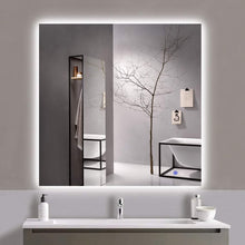 Cargar imagen en el visor de la galería, 36 x 36 in. Bathroom Square LED Backlit Mirror Anti-Fog Wall Mounted - Venetio