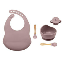 Charger l&#39;image dans la galerie, Baby Feeding Tableware BPA Free Food Grade Silicone Bowl Bib Placemat for Kids - Venetio