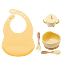Cargar imagen en el visor de la galería, Baby Feeding Tableware BPA Free Food Grade Silicone Bowl Bib Placemat for Kids - Venetio