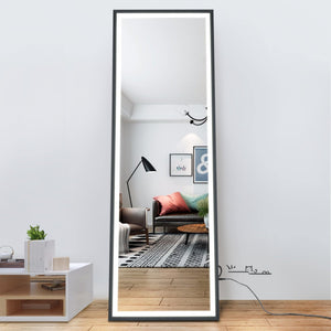 65x22 Inch LED Full Length Make Up and Bedroom Mirror - Venetio