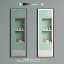 Laden Sie das Bild in den Galerie-Viewer, 65x22 Inch LED Full Length Make Up and Bedroom Mirror - Venetio