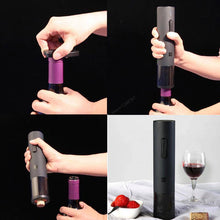 Load image into Gallery viewer, Automatic Red Wine Bottle Opener Electric Wine Opener Cap Stopper Fast Decanter Set - Venetio