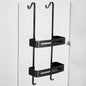 Black Hanging Bath Shelves Bathroom Shelf Organizer Nail-free Shampoo Holder Storage Shelf Rack Bathroom Basket Holder EL5018 - Venetio