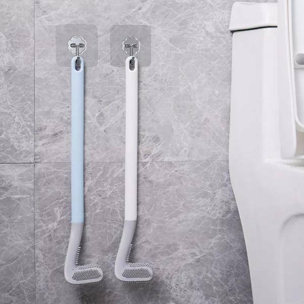 Long Handle Silicone Toilet Brush,360 degree cleaning - Venetio