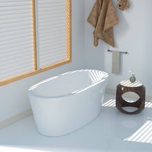 Cargar imagen en el visor de la galería, Venetio 57*32 inch Acrylic Freestanding Soaking Bathtub Classic Oval in White - Venetio