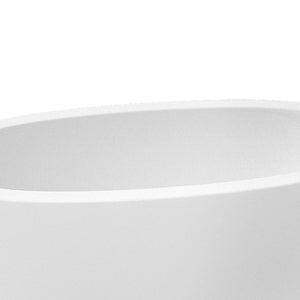 Venetio 57*32 inch Acrylic Freestanding Soaking Bathtub Classic Oval in White - Venetio