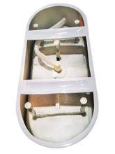 Charger l&#39;image dans la galerie, Venetio 60&#39;&#39; x 30&#39;&#39; Acrylic Alcove Freestanding Soaking Bathtub Oval Shape Gloss White - Venetio