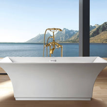 Charger l&#39;image dans la galerie, Venetio Single Handle Floor Mounted Freestanding Tub Filler Faucet With Hand Shower - Venetio