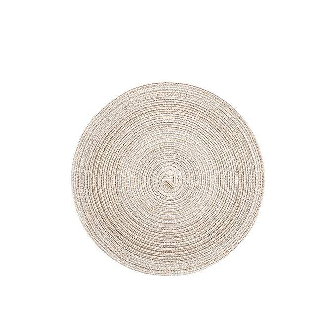 Linen Non Slip Ramie Insulation Table placemats 4/6/8pcs - Venetio