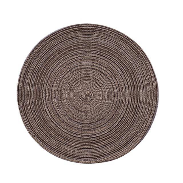 Linen Non Slip Ramie Insulation Table placemats 4/6/8pcs - Venetio