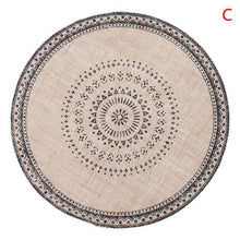 Load image into Gallery viewer, 1Pc Creative Jute Table Placemats Resistant Heat Non-Slip Home Linen Fabric Washable Bowl Cup Mat - Venetio