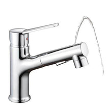 Cargar imagen en el visor de la galería, Venetio Pull Out Bathroom Sink Faucet Black Hot Cold Water Mix Crane 360 Rotate Gargle Tap Faucet - Venetio