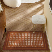 Laden Sie das Bild in den Galerie-Viewer, Nordic light luxury retro washable non-slip leather floor mat door mat - Venetio