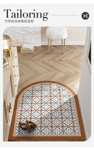 Laden Sie das Bild in den Galerie-Viewer, Nordic light luxury retro washable non-slip leather floor mat door mat - Venetio