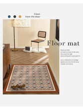 Cargar imagen en el visor de la galería, Nordic light luxury retro washable non-slip leather floor mat door mat - Venetio