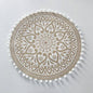 15 Inches 1Pc Round Delicate Embroidery&nbsp;Non-slip Heat Insulation Dining Table Placemat&nbsp; Dessert Pan Coffee Cup Mats - Venetio