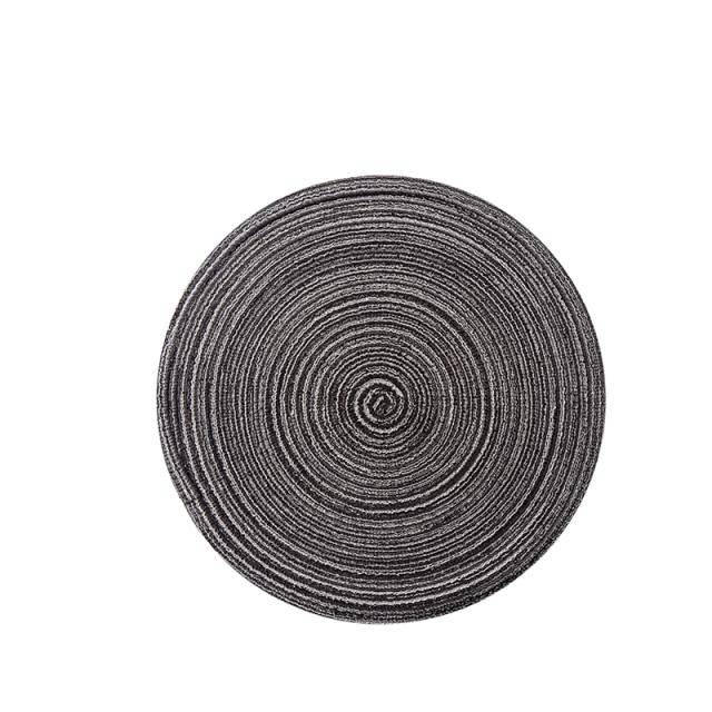 Linen Non Slip Ramie Insulation Table placemats 4/6/8pcs - Venetio