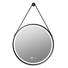 Cargar imagen en el visor de la galería, 28 Inches Wall Hanging Round Mirror with Lights LED Bathroom - Venetio