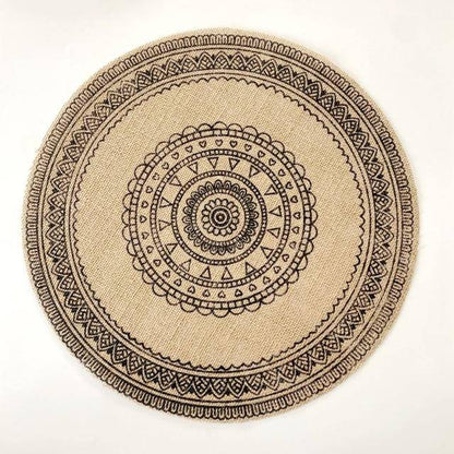 15 Inches 1Pc Round Delicate Embroidery&nbsp;Non-slip Heat Insulation Dining Table Placemat&nbsp; Dessert Pan Coffee Cup Mats - Venetio