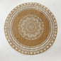 15 Inches 1Pc Round Delicate Embroidery&nbsp;Non-slip Heat Insulation Dining Table Placemat&nbsp; Dessert Pan Coffee Cup Mats - Venetio