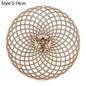 1PC Flower of Life Shape Wooden Wall Sign Laser Cut Non-slip Coaster Set Wood Placemats Table Mat Round Cup Pad Art Home Decor - Venetio